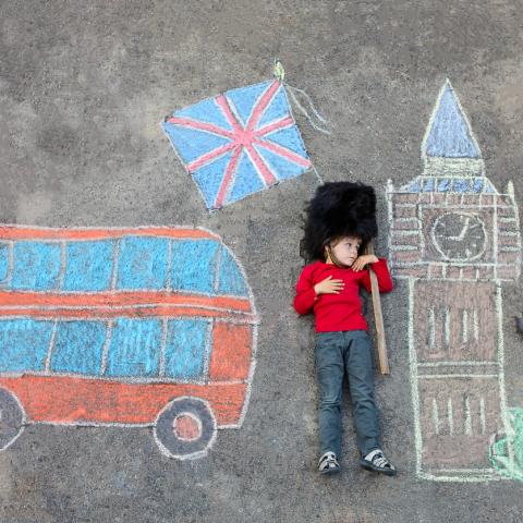 Children in a playground 